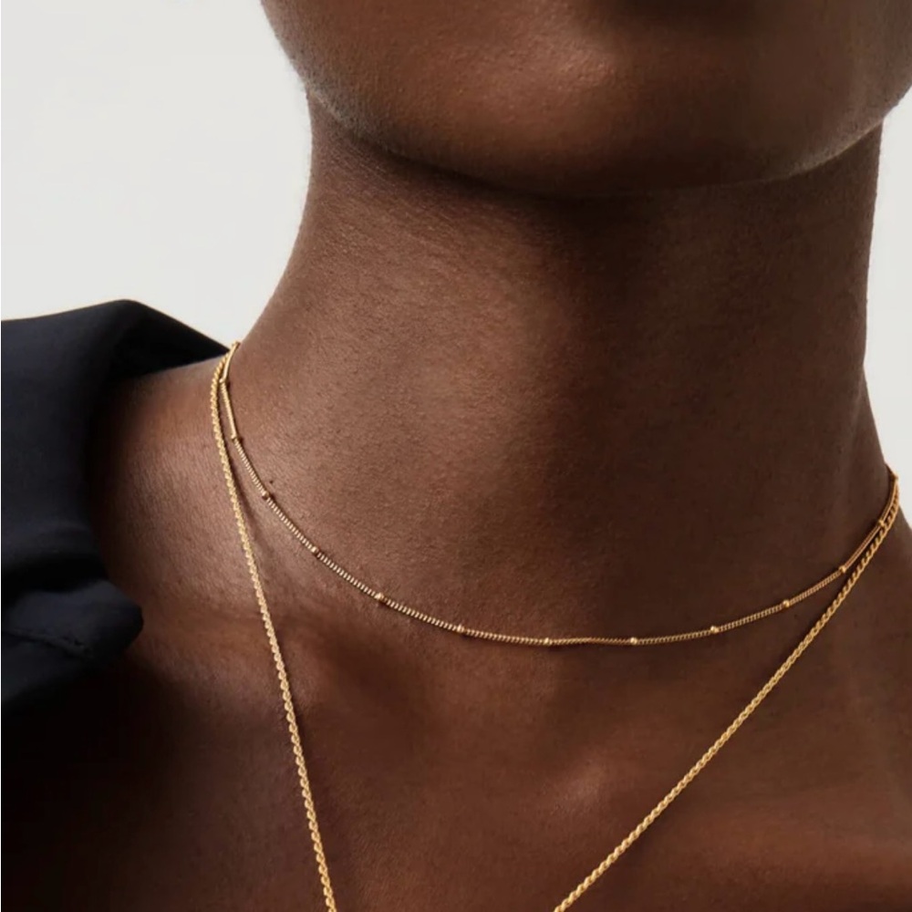 Missoma gold choker necklace
